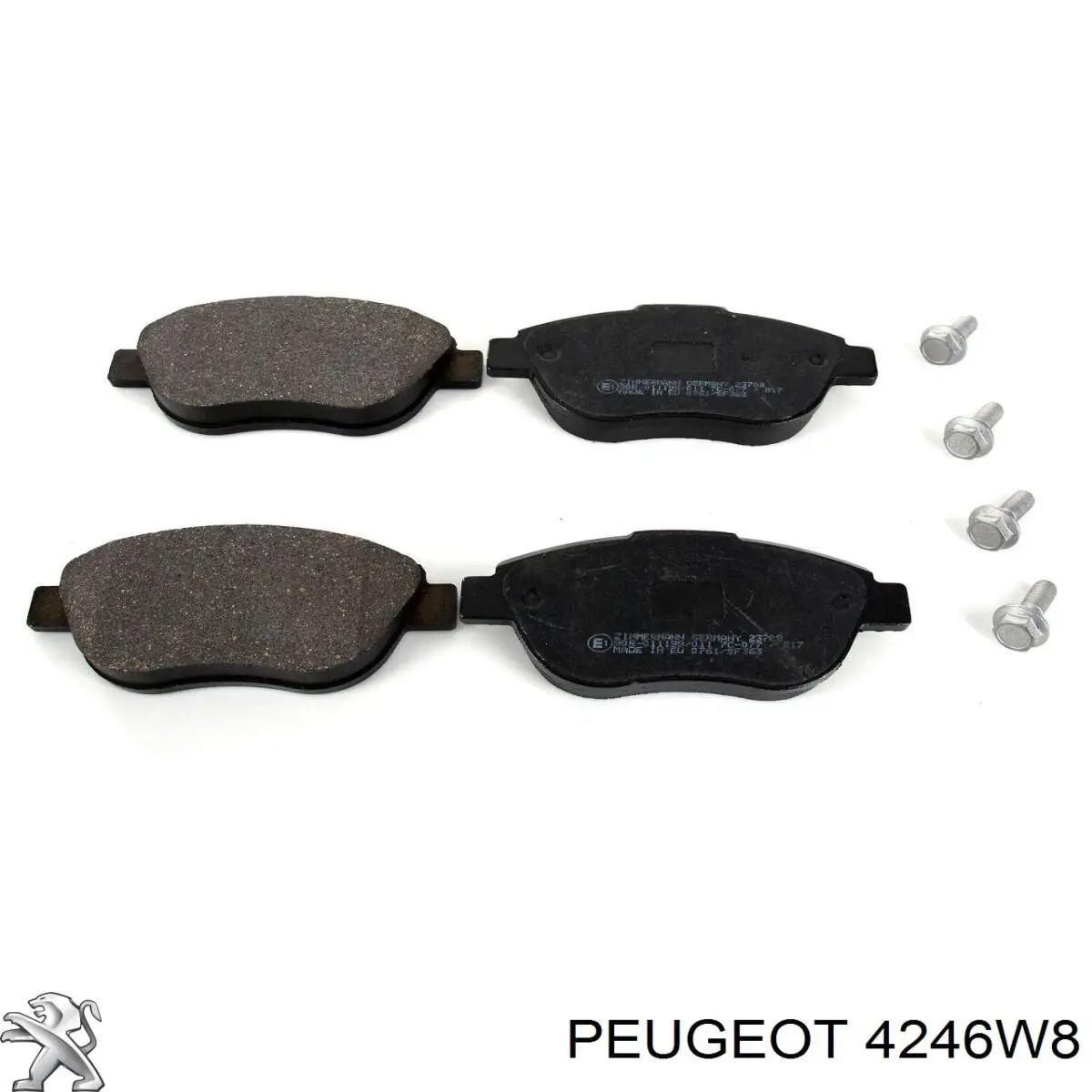 4246W8 Peugeot/Citroen Гальмо дискове переднє