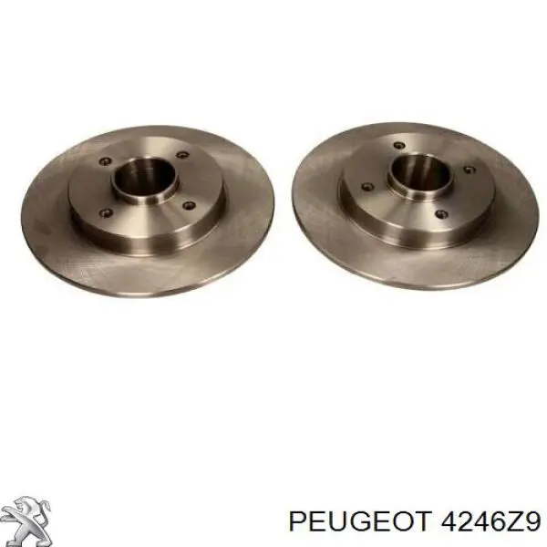 Задні дискові гальма Peugeot/Citroen 4246Z9 ціна, від 40.12 USD