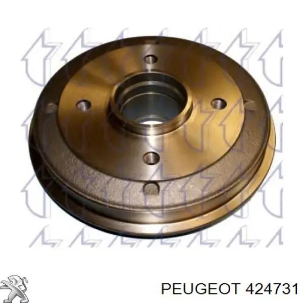 Барабан гальмівний задній Peugeot/Citroen 424731 ціна, від 24.74 USD