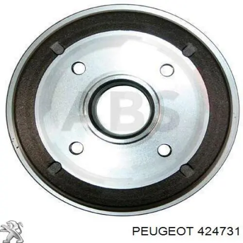 424731 Peugeot/Citroen барабан гальмівний задній