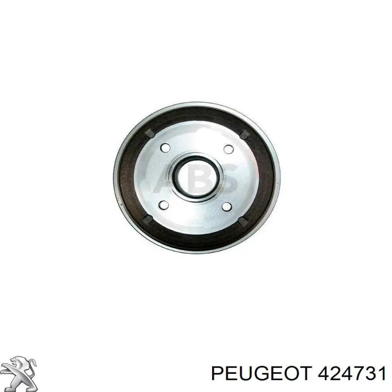 Барабан гальмівний задній 424731 Peugeot/Citroen