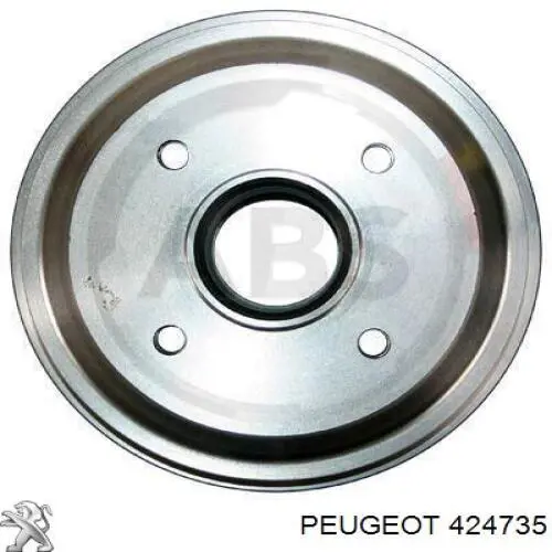 424735 Peugeot/Citroen барабан гальмівний задній