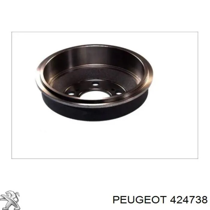 424738 Peugeot/Citroen барабан гальмівний задній