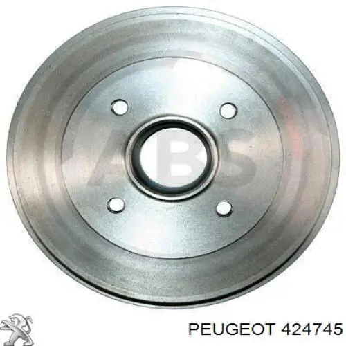Купити 424745 Peugeot/Citroen Барабан гальмівний задній