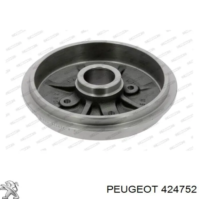 Купити 424752 Peugeot/Citroen Барабан гальмівний задній