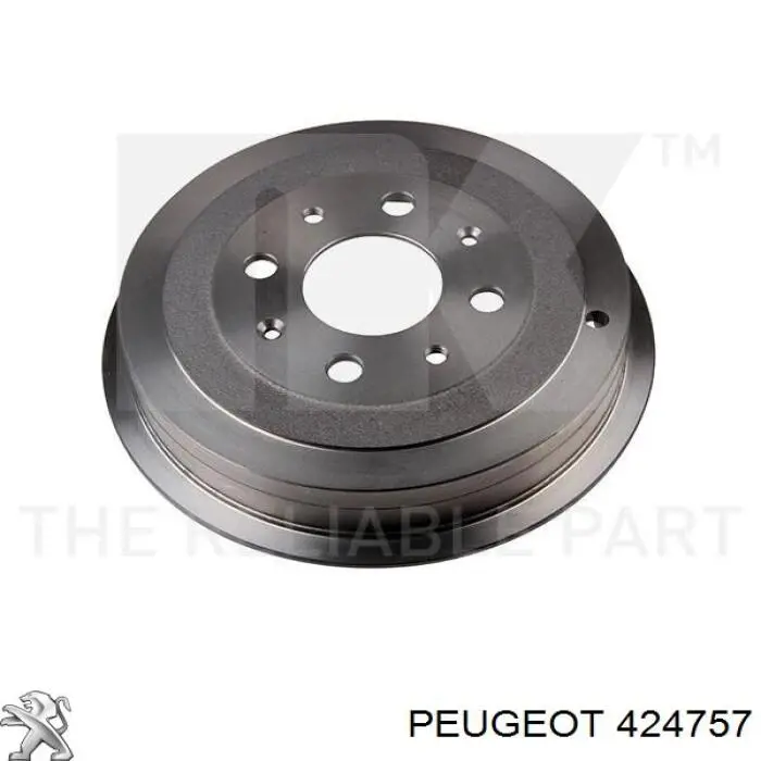 424757 Peugeot/Citroen барабан гальмівний задній