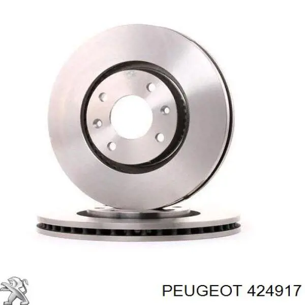 424917 Peugeot/Citroen диск гальмівний передній