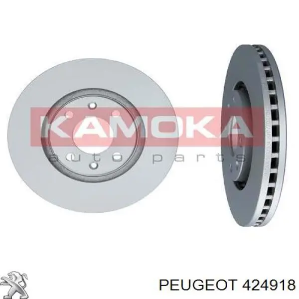 Диск переднього гальма Peugeot/Citroen 424918 ціна, від 39.17 USD