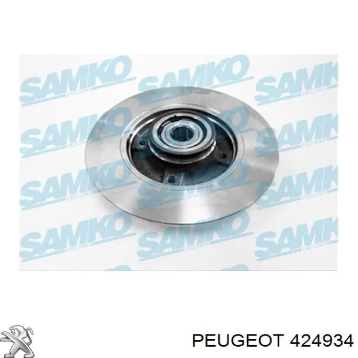 Гальмівні диски 424934 Peugeot/Citroen