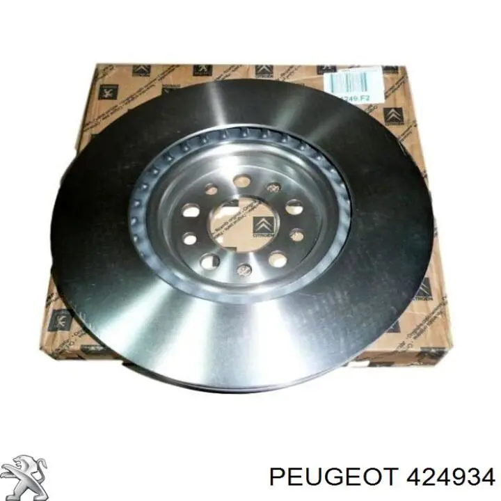 Диск гальмівний задній Peugeot/Citroen 424934