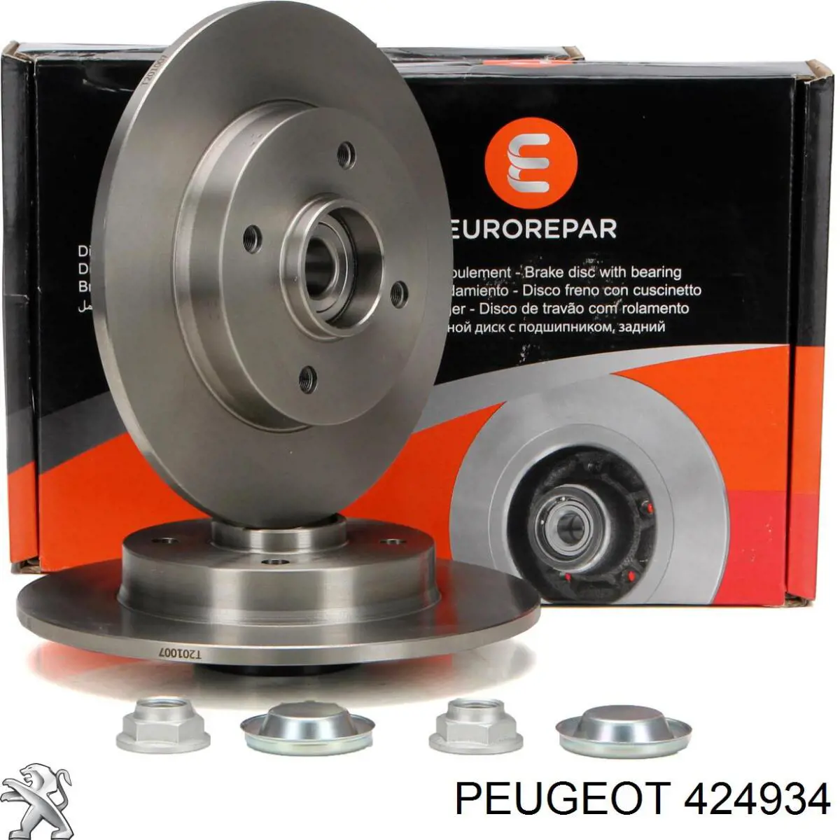 Купити 424934 Peugeot/Citroen Диск заднього гальма