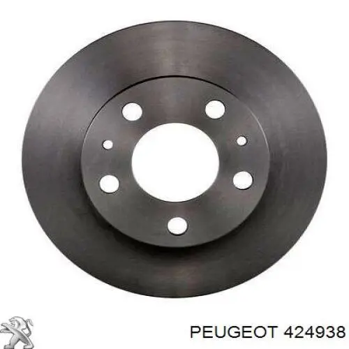 Гальмівні диски передні 424938 Peugeot/Citroen
