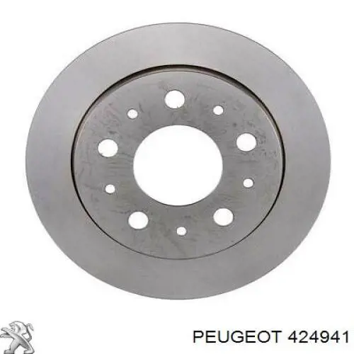 424941 Peugeot/Citroen диск гальмівний задній