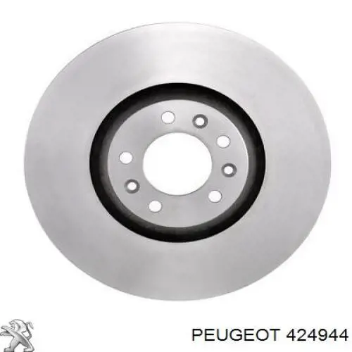 Диск гальмівний передній 424944 Peugeot/Citroen