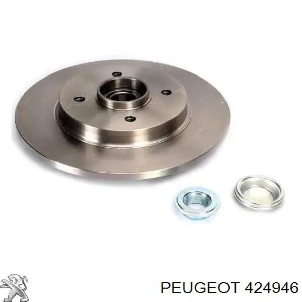 Купити 424946 Peugeot/Citroen Диск заднього гальма