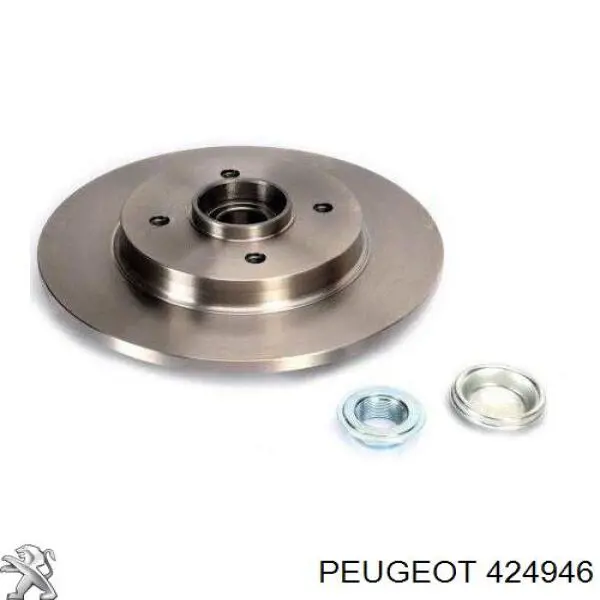 Гальмівні диски 424946 Peugeot/Citroen