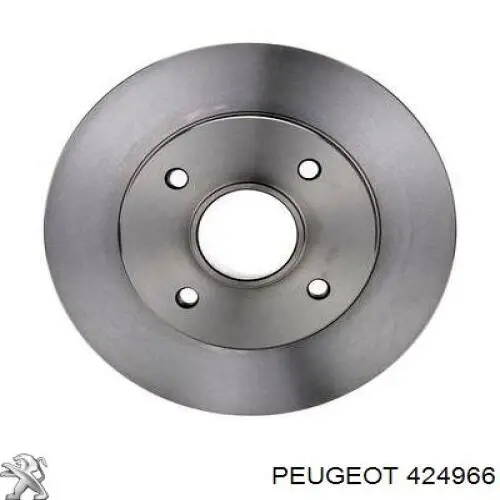 424966 Peugeot/Citroen диск гальмівний задній