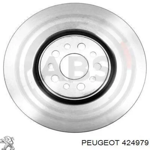 424979 Peugeot/Citroen диск гальмівний передній