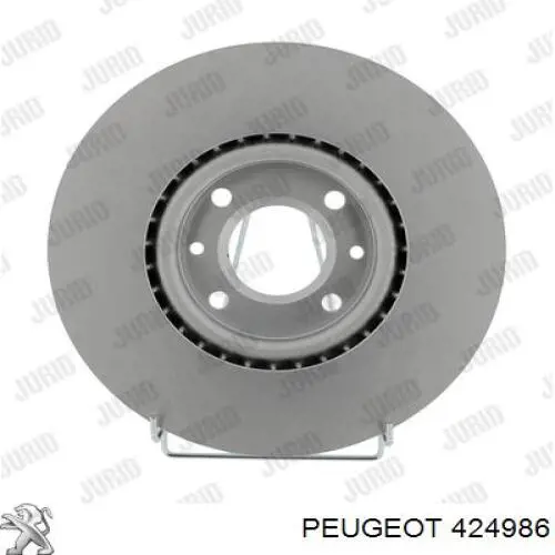 424986 Peugeot/Citroen диск гальмівний передній