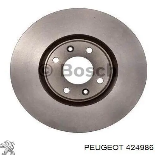 Купити 424986 Peugeot/Citroen Ротор гальмівний
