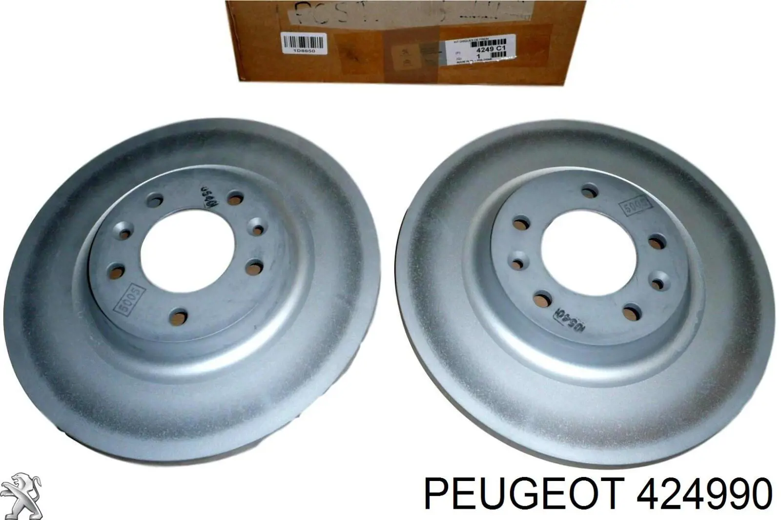424990 Peugeot/Citroen диск гальмівний задній