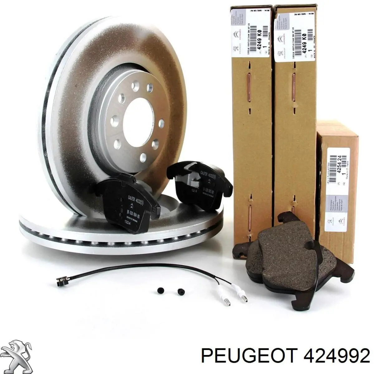 424992 Peugeot/Citroen Гальмо дискове переднє