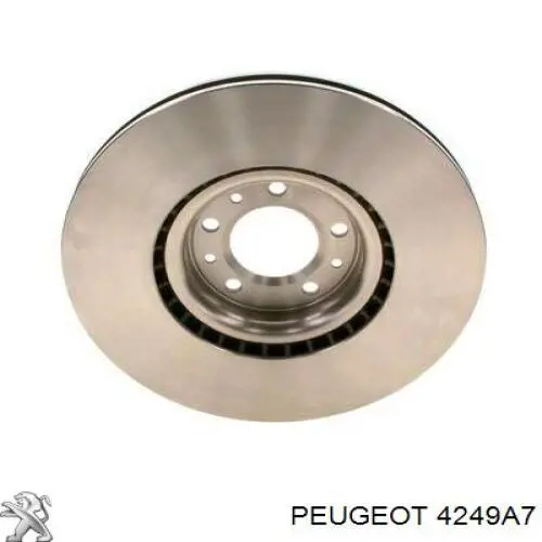4249A7 Peugeot/Citroen диск гальмівний передній