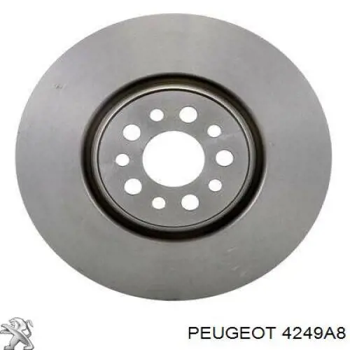 4249A8 Peugeot/Citroen диск гальмівний передній