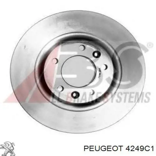 Гальмівні диски 4249C1 Peugeot/Citroen