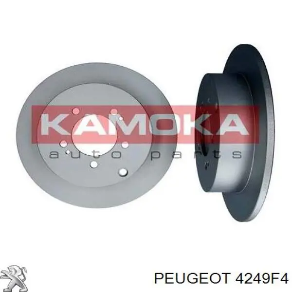 4249F4 Peugeot/Citroen диск гальмівний задній