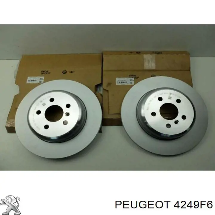 Гальмівні диски передні 4249F6 Peugeot/Citroen