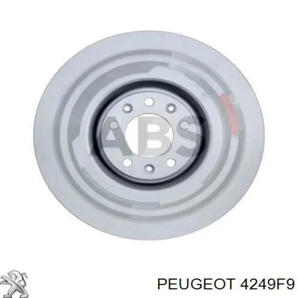 4249F9 Peugeot/Citroen Гальмо дискове переднє