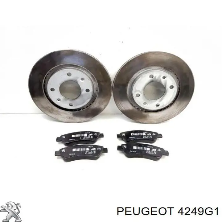 Диск гальмівний передній Peugeot/Citroen 4249G1
