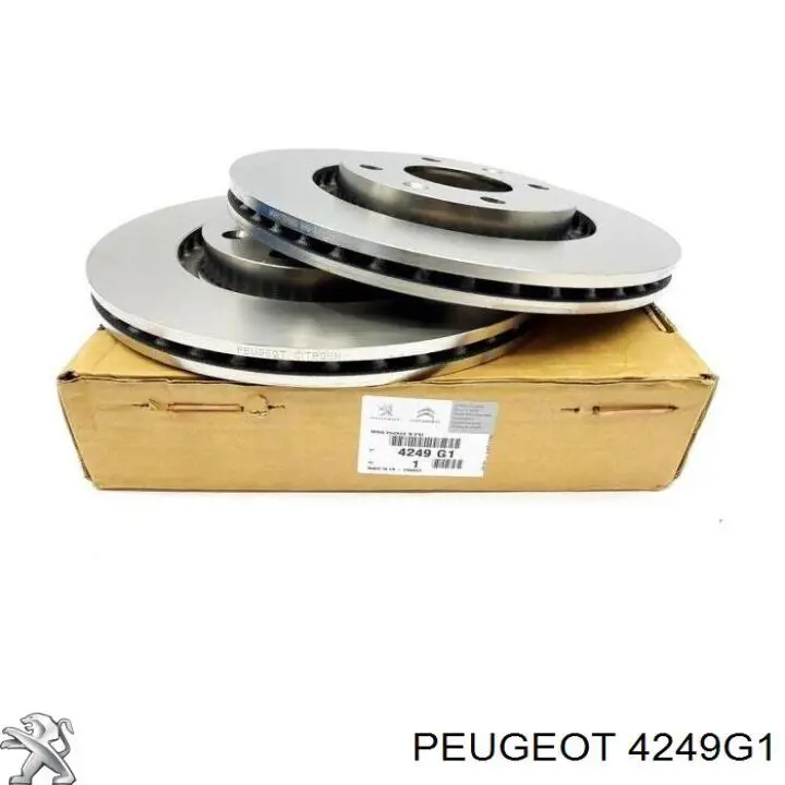 4249G1 Peugeot/Citroen Гальмо дискове переднє