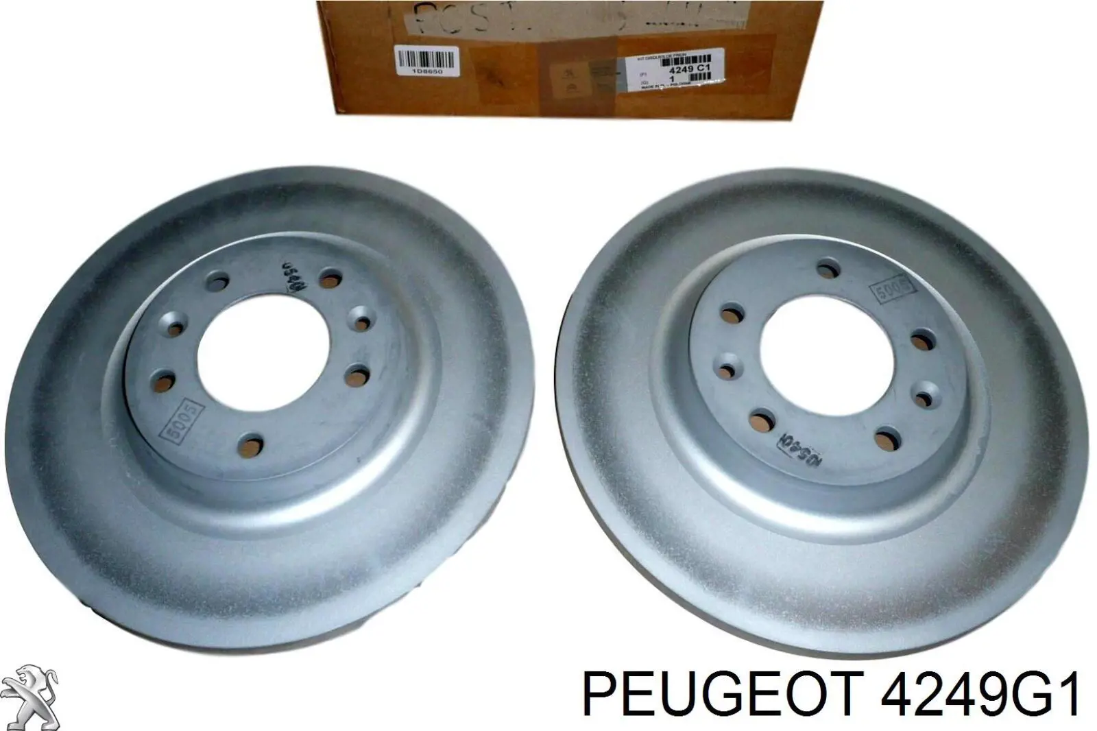 Диск переднього гальма Peugeot/Citroen 4249G1 ціна, від 33.02 USD