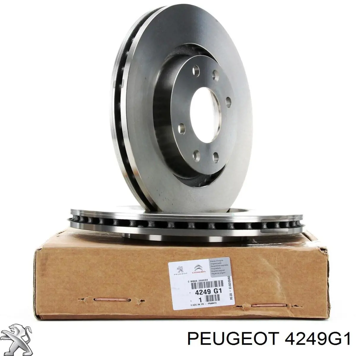 4249G1 Peugeot/Citroen диск гальмівний передній