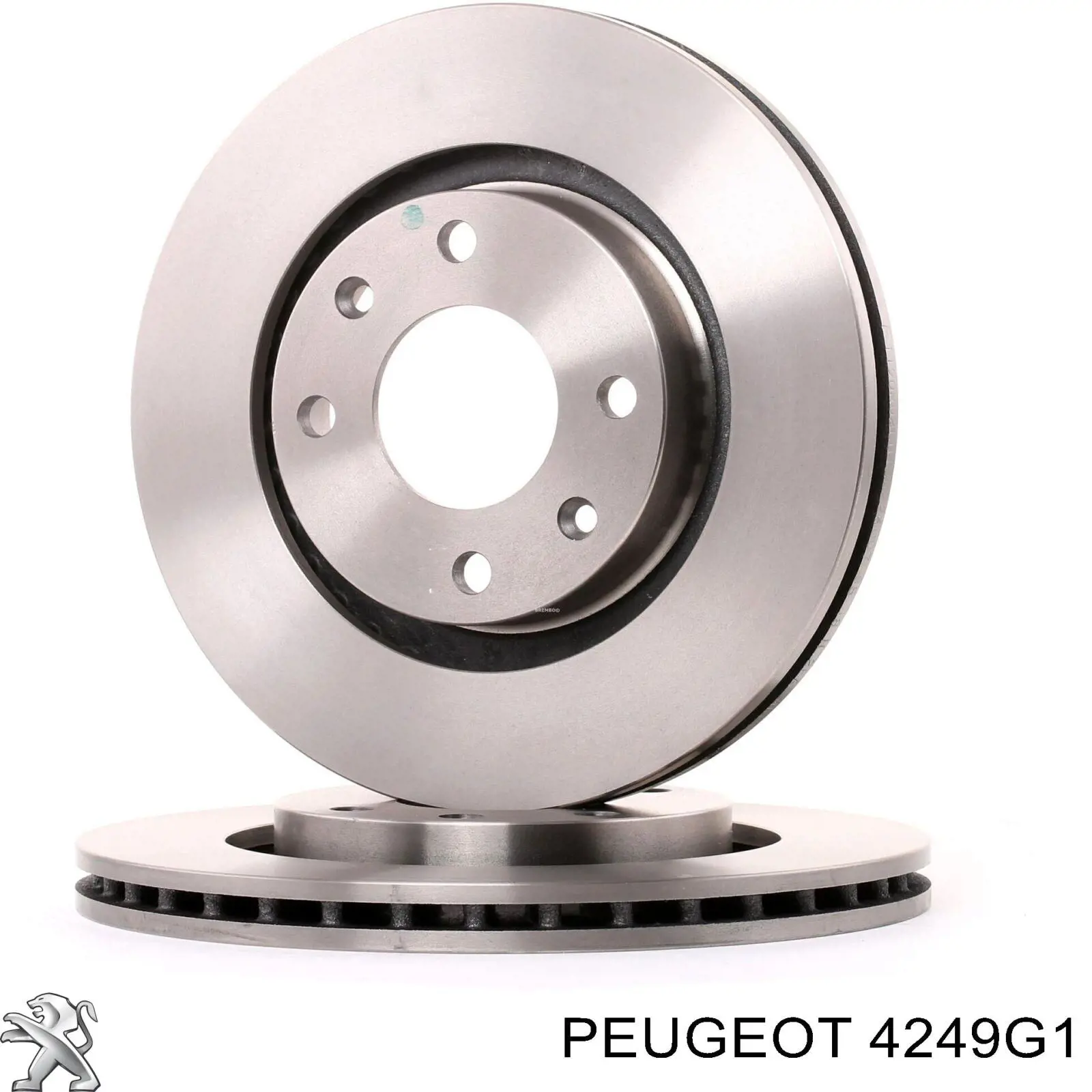 Диск переднього гальма Peugeot/Citroen 4249G1 ціна, від 33.02 USD