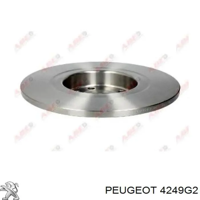 Гальмівні диски 4249G2 Peugeot/Citroen