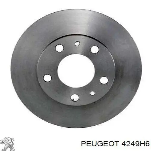 4249H6 Peugeot/Citroen диск гальмівний передній