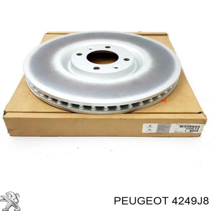 Гальмівні диски передні 4249J8 Peugeot/Citroen
