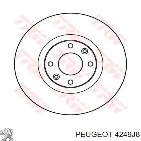 Купити 4249J8 Peugeot/Citroen Ротор гальмівний