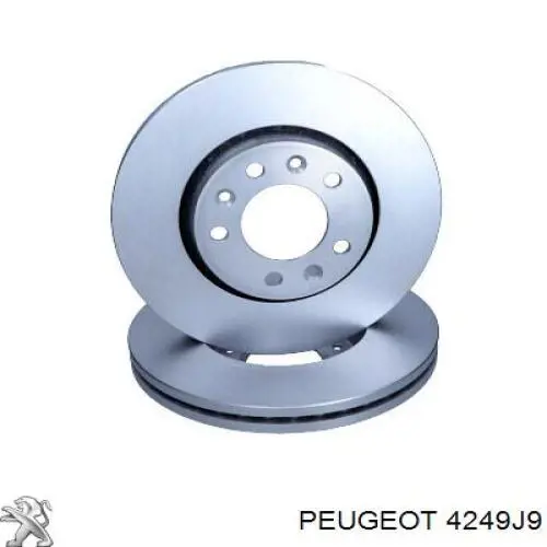 4249J9 Peugeot/Citroen диск гальмівний передній