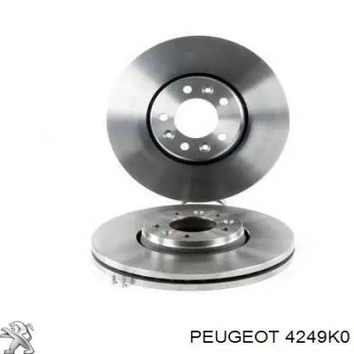 Купити 4249K0 Peugeot/Citroen Ротор гальмівний