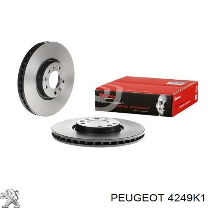 4249K1 Peugeot/Citroen диск гальмівний передній
