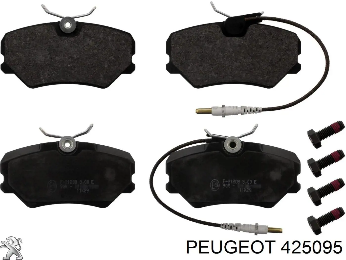 Купити 425095 Peugeot/Citroen Колодки гальмівні передні, дискові
