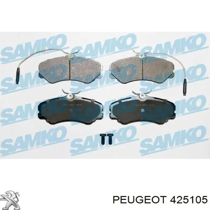 425105 Peugeot/Citroen Передні гальмівні колодки