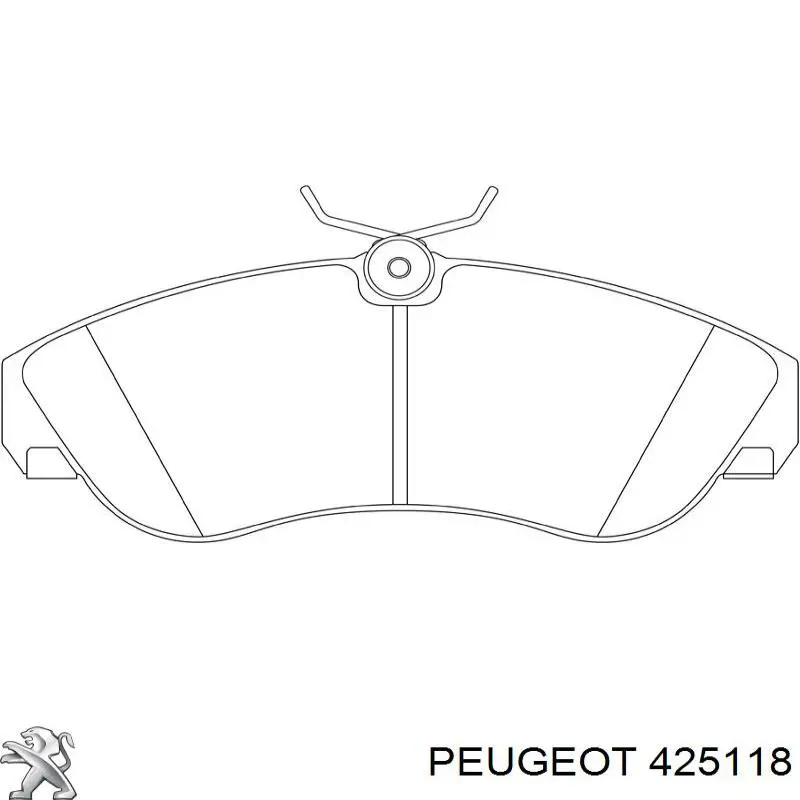Гальмівні колодки Peugeot/Citroen 425118 ціна, від 18.73 USD