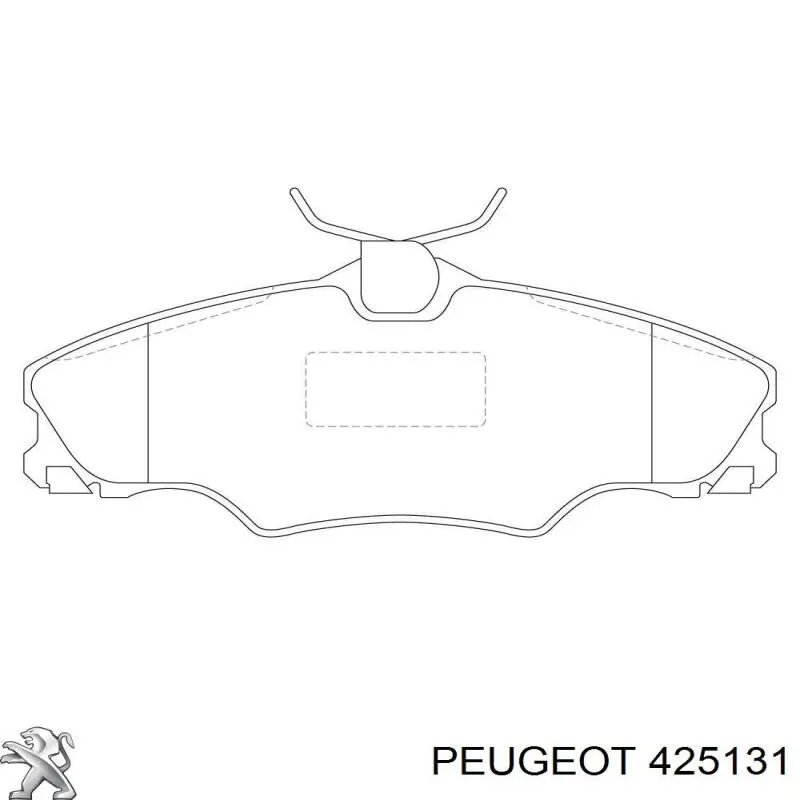 Купити 425131 Peugeot/Citroen Колодки гальмівні передні, дискові