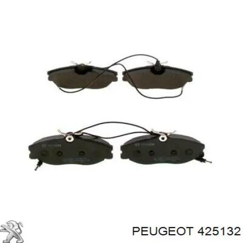 425132 Peugeot/Citroen Передні гальмівні колодки