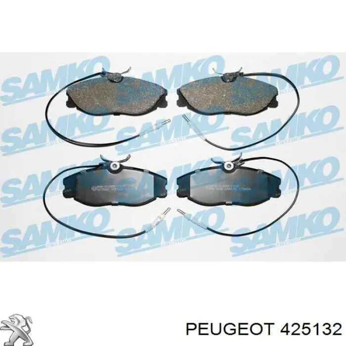 Гальмівні колодки Peugeot/Citroen 425132 ціна, від 19.54 USD